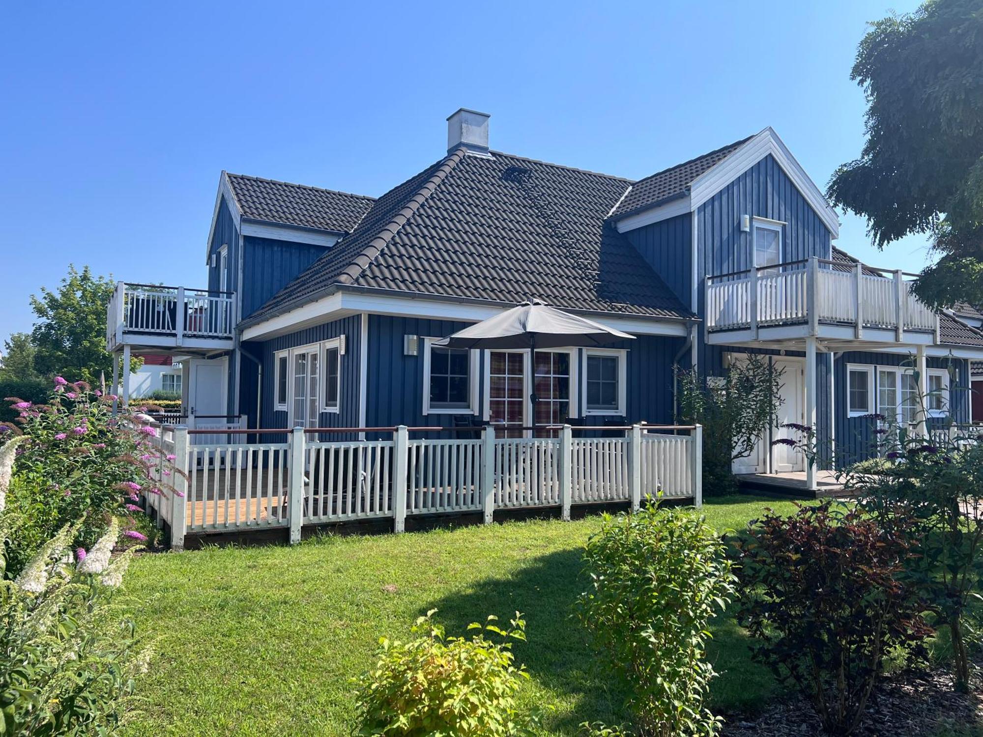 Blaues Haus Am See Wendisch Rietz Exteriér fotografie