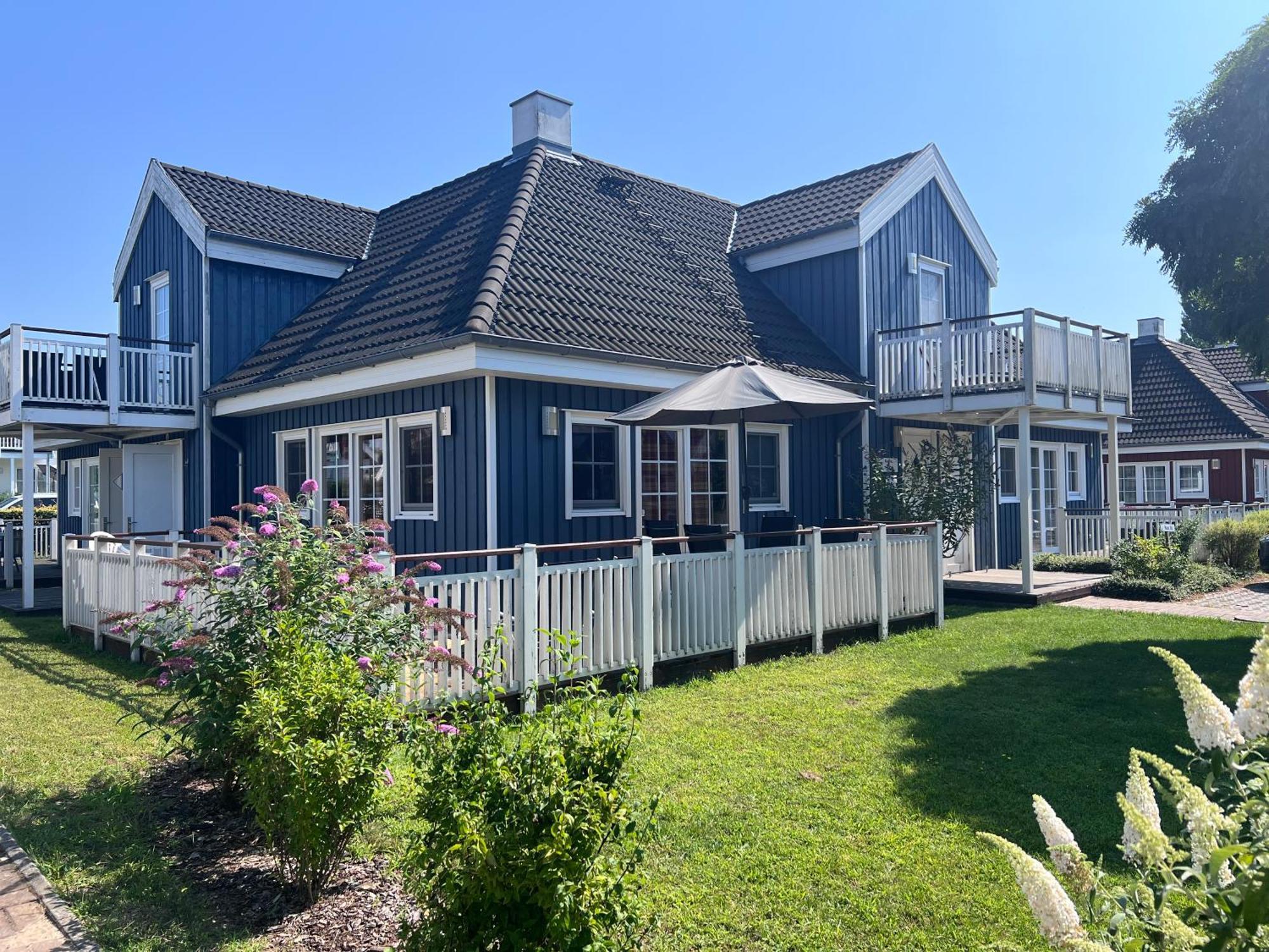 Blaues Haus Am See Wendisch Rietz Exteriér fotografie