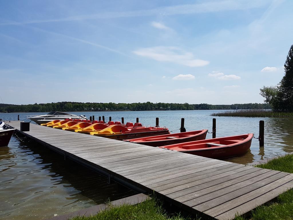 Blaues Haus Am See Wendisch Rietz Exteriér fotografie